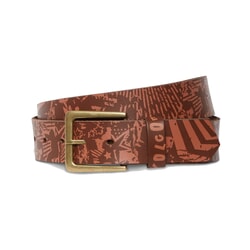 Volcom Darien Leather Belt in Brown
