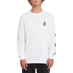 Volcom Deadly Stone Long Sleeve T-Shirt in White