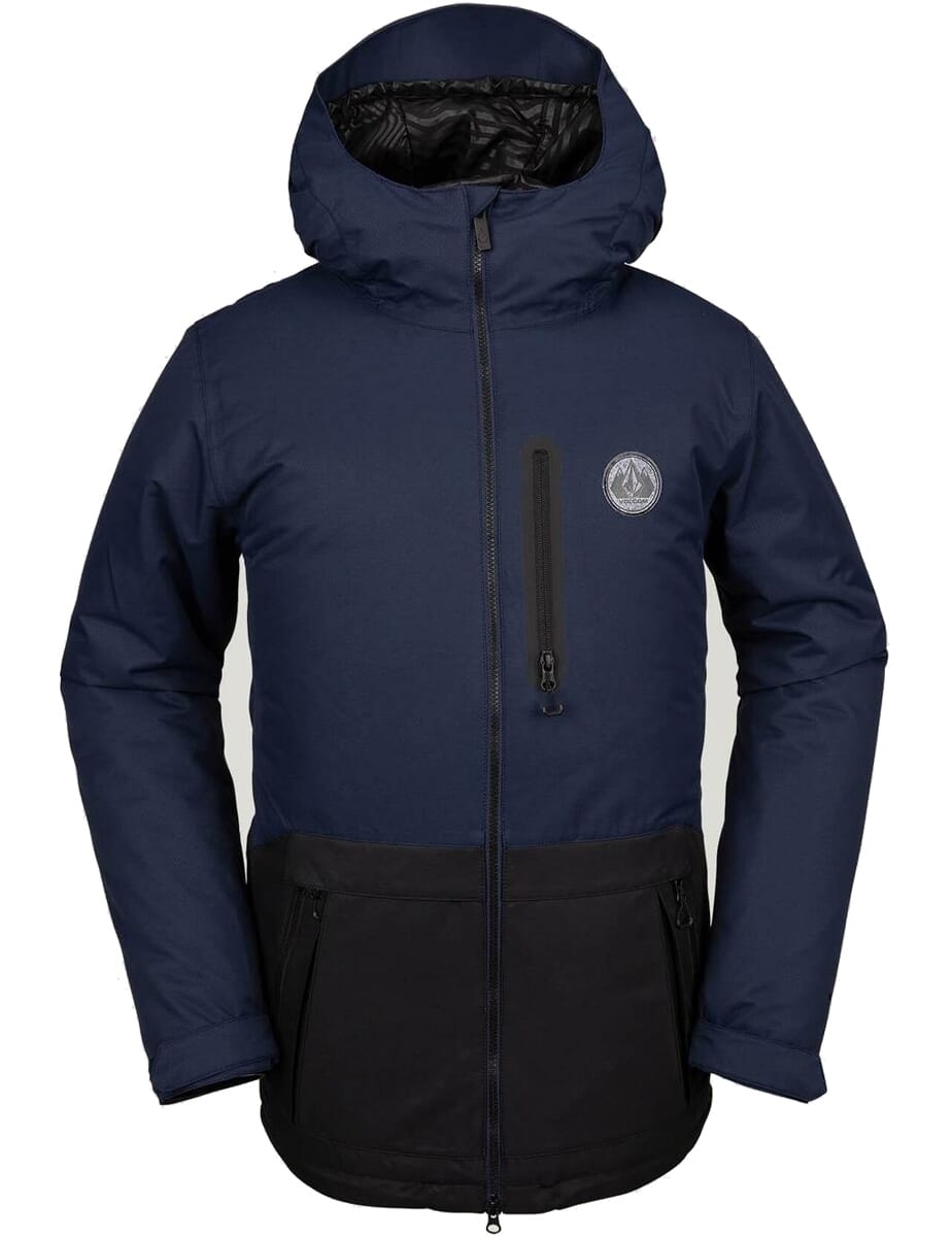 navy snow jacket