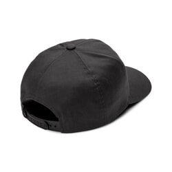 Volcom Demo Adjustable Curved Peak Cap in Rinsed Black
