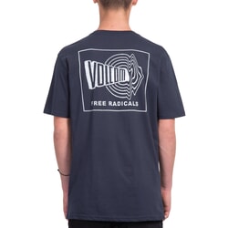 Volcom Free Short Sleeve T-Shirt in Navy