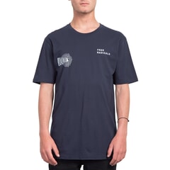 Volcom Free Short Sleeve T-Shirt in Navy 