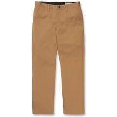 Volcom Frickin Modern Stretch Chino Trousers in Tobacco for men