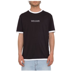 Volcom Fullring Ringer Short Sleeve T-Shirt in Black