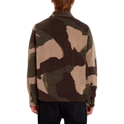 Volcom Imson Full Zip Fleece in Camouflage