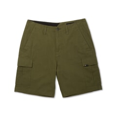 Volcom March Cargo Shorts in Military