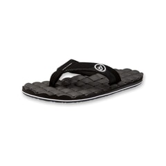 Volcom Recliner Sandals in Black White for men and women