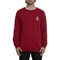 Volcom Santastone Sweatshirt in Deep Red