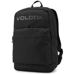 Volcom Skool Backpack in Black On Black