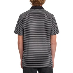 Volcom Smithers Short Sleeve Polo Shirt in Black