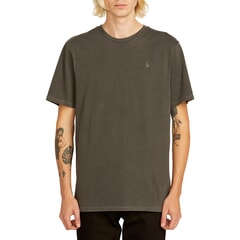 Volcom Solid Stone Emb Short Sleeve T-Shirt in Black 