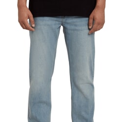 Volcom Solver Denim Jeans in Worker Indigo Vintage for men