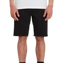Volcom Solver Denim Shorts in Black Out for men