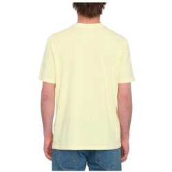 Volcom Stone Blanks Short Sleeve T-Shirt in Aura Yellow