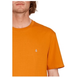 Volcom Stone Blanks Short Sleeve T-Shirt in Saffron