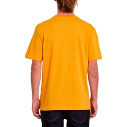 Volcom Striper Short Sleeve T-Shirt in Vintage Gold