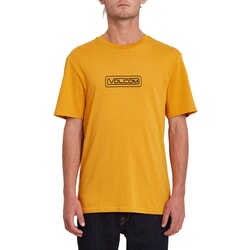 Volcom Striper Short Sleeve T-Shirt in Vintage Gold