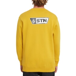 Volcom Supply Stone Crew Sweatshirt in Gold