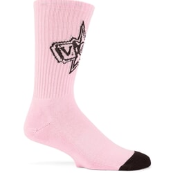 Volcom V Entertainment Crew Socks in Reef Pink