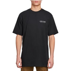 Volcom Wheat Paste Short Sleeve T-Shirt in Black