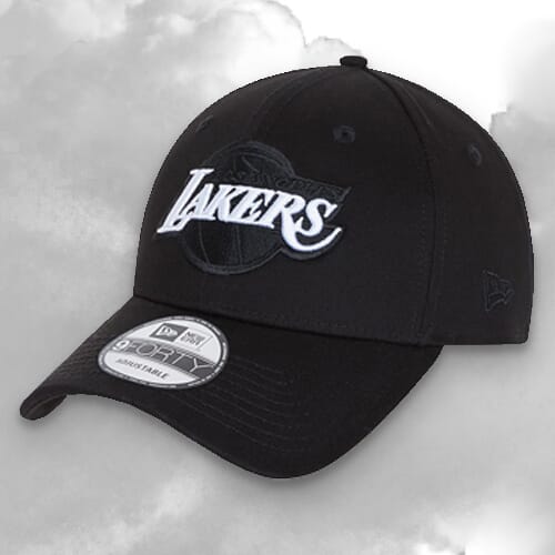 New Era Los Angeles Lakers 9Forty Cap in Black