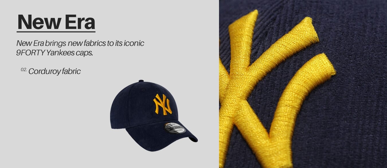 New Era New York Yankees Cord 9FORTY