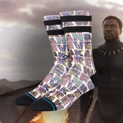 Stance Marvel Black Panther Wakanda Forever Crew Socks