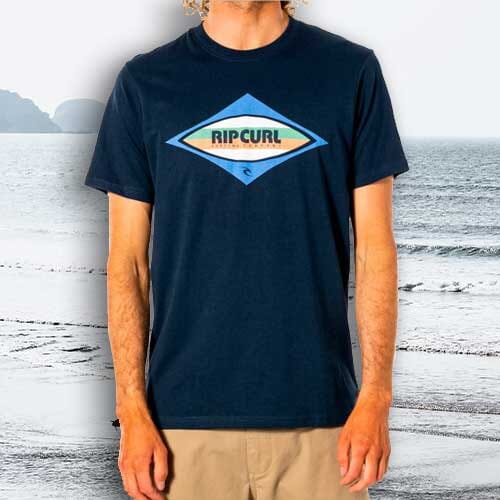 Rip Curl Surf Revival Decal Short Sleeve T-Shirt